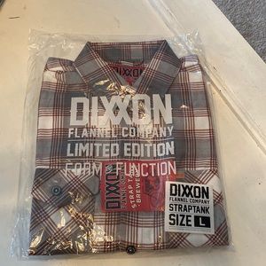 NWT- Dixxon Straptank flannel